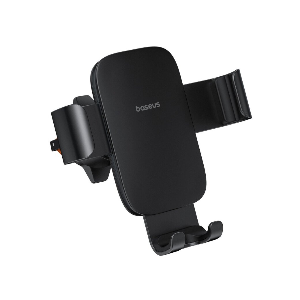 Automobilinis telefono laikiklis Baseus Metal Age 3 Gravity ventiliacijos angai – juodas 1