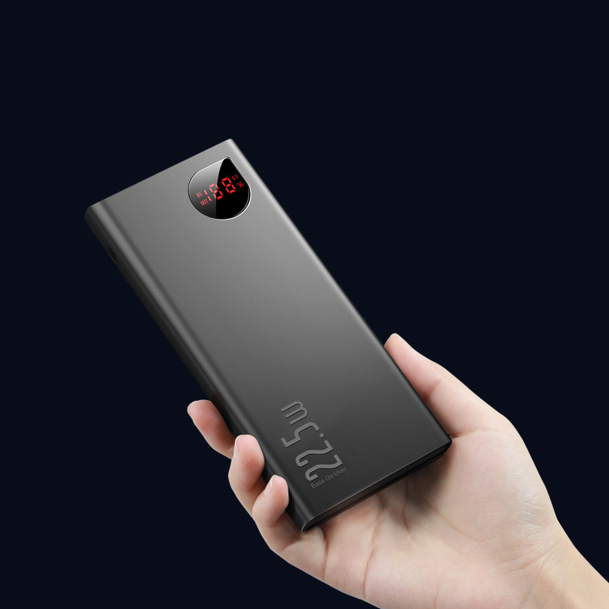 Baseus Adaman Metal power bank with fast charging 10000mAh 22.5W (Overseas Edition 2021) black + USB-A - USB-C 3A cable 0.3m black 11 Baseus Adaman Metal power bank with fast charging 10000mAh 22.5W (Overseas Edition 2021) black + USB-A - USB-C 3A cable 0.3m black 11