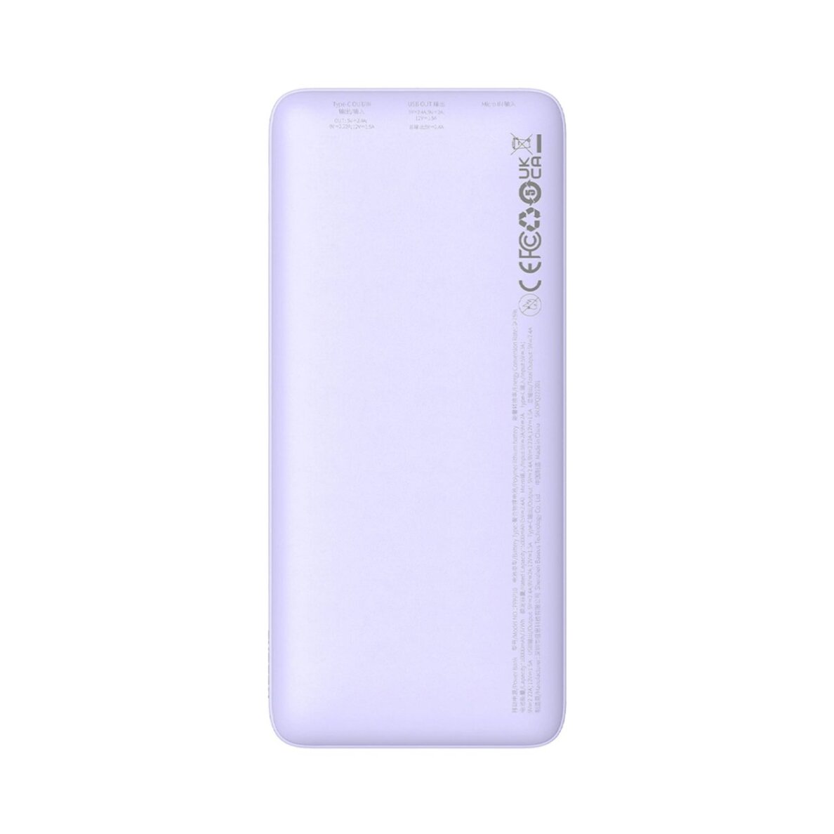 Išorinė baterija Baseus Airpow 20W 10000 mAh – violetinė 1