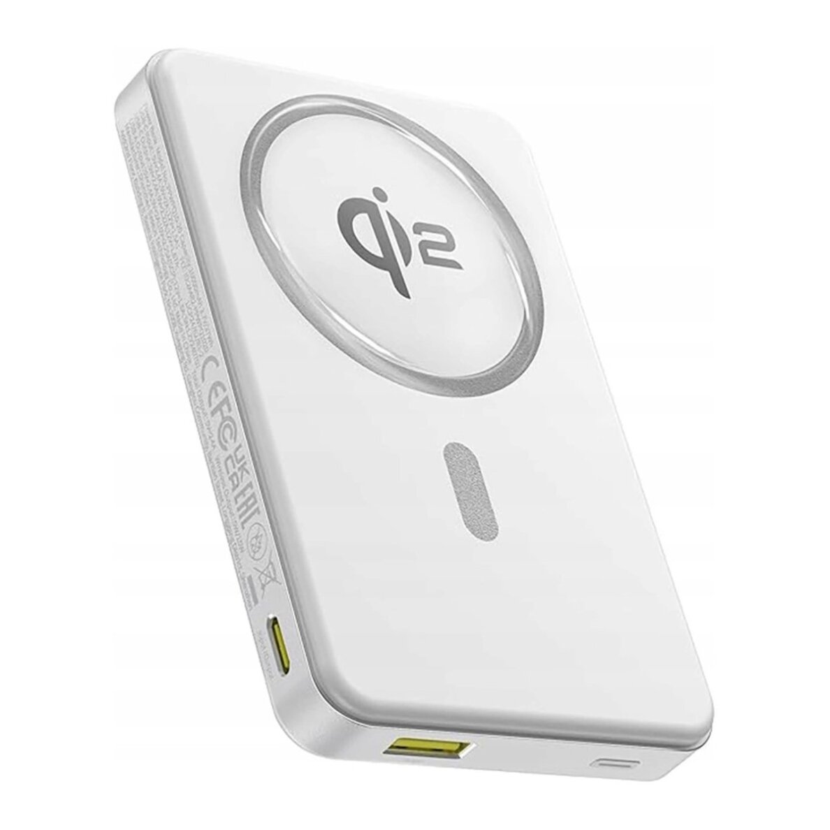 Išorinė baterija Baseus Airpow II 10000 mAh Qi2 su MagSafe 22.5 W ir Baseus Simple Series USB-C – USB-C 20 V/3 A (30 cm) kabeliu – balta Išorinė baterija Baseus Airpow II 10000 mAh Qi2 su MagSafe 22.5 W ir Baseus Simple Series USB-C – USB-C 20 V/3 A (30 cm) kabeliu – balta