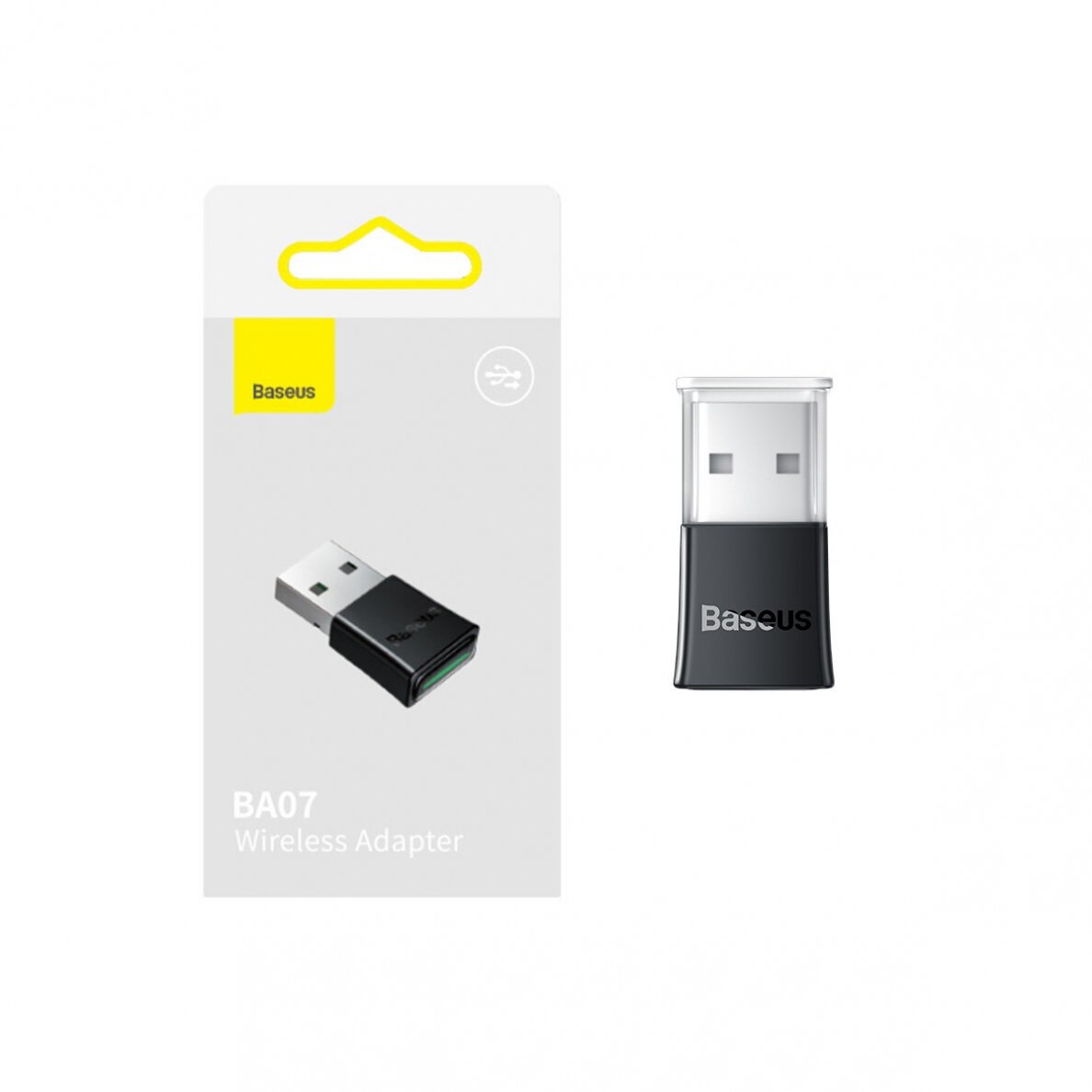Adapteris Baseus BA07 bluetooth USB adapter - Juodas 10 Adapteris Baseus BA07 bluetooth USB adapter - Juodas 10