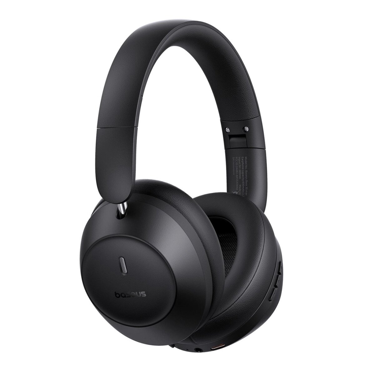 Belaidės ausinės Baseus Bass 30 Max On-Ear Bluetooth 5.3 – juodos 3
