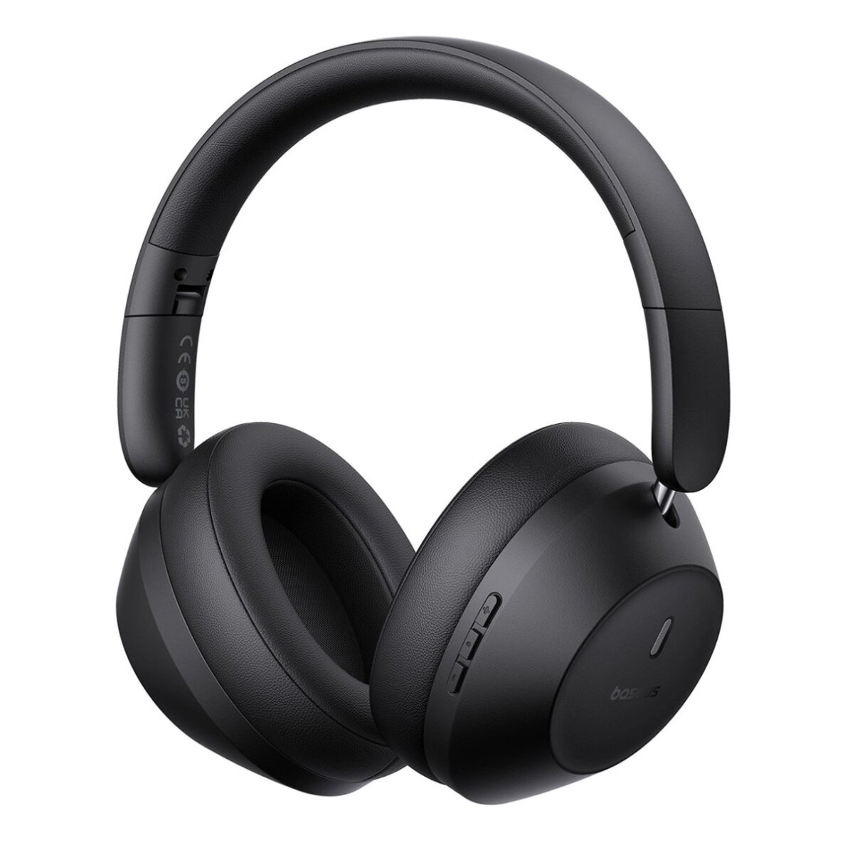 Belaidės ausinės Baseus Bass 30 Max On-Ear Bluetooth 5.3 – juodos