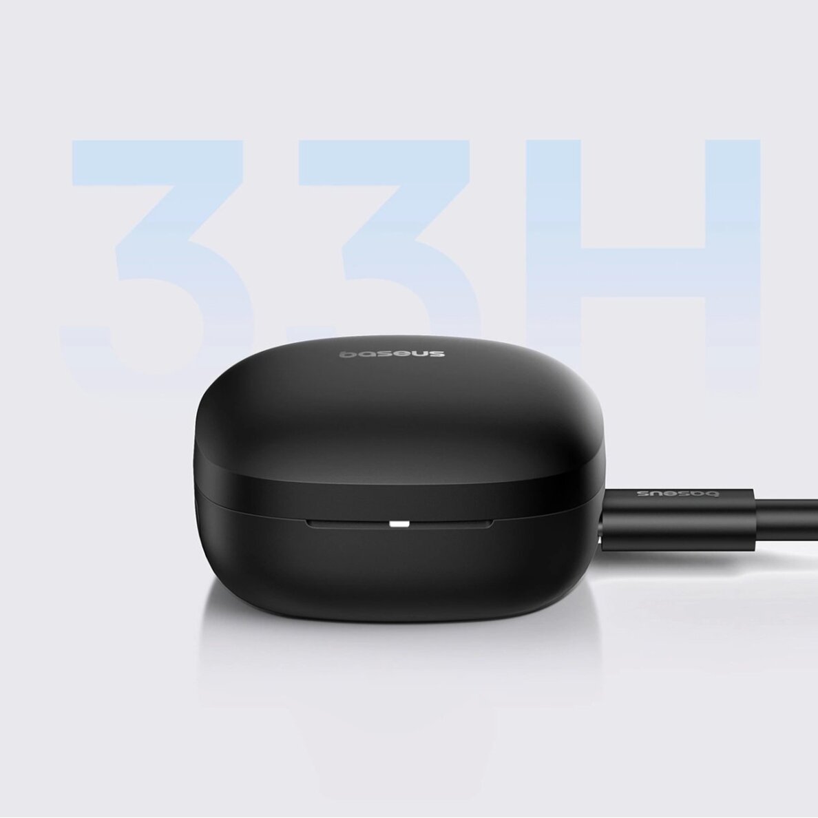 Belaidės ausinės Baseus Bowie E19 TWS In-Ear – juodos 13 Belaidės ausinės Baseus Bowie E19 TWS In-Ear – juodos 13