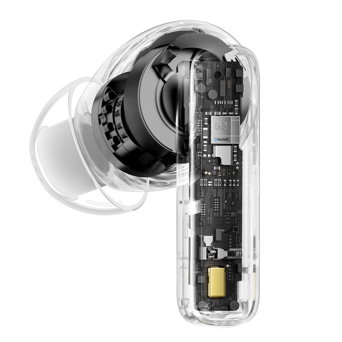 Belaidės ausinės Baseus Bowie E19 TWS In-Ear – baltos 12