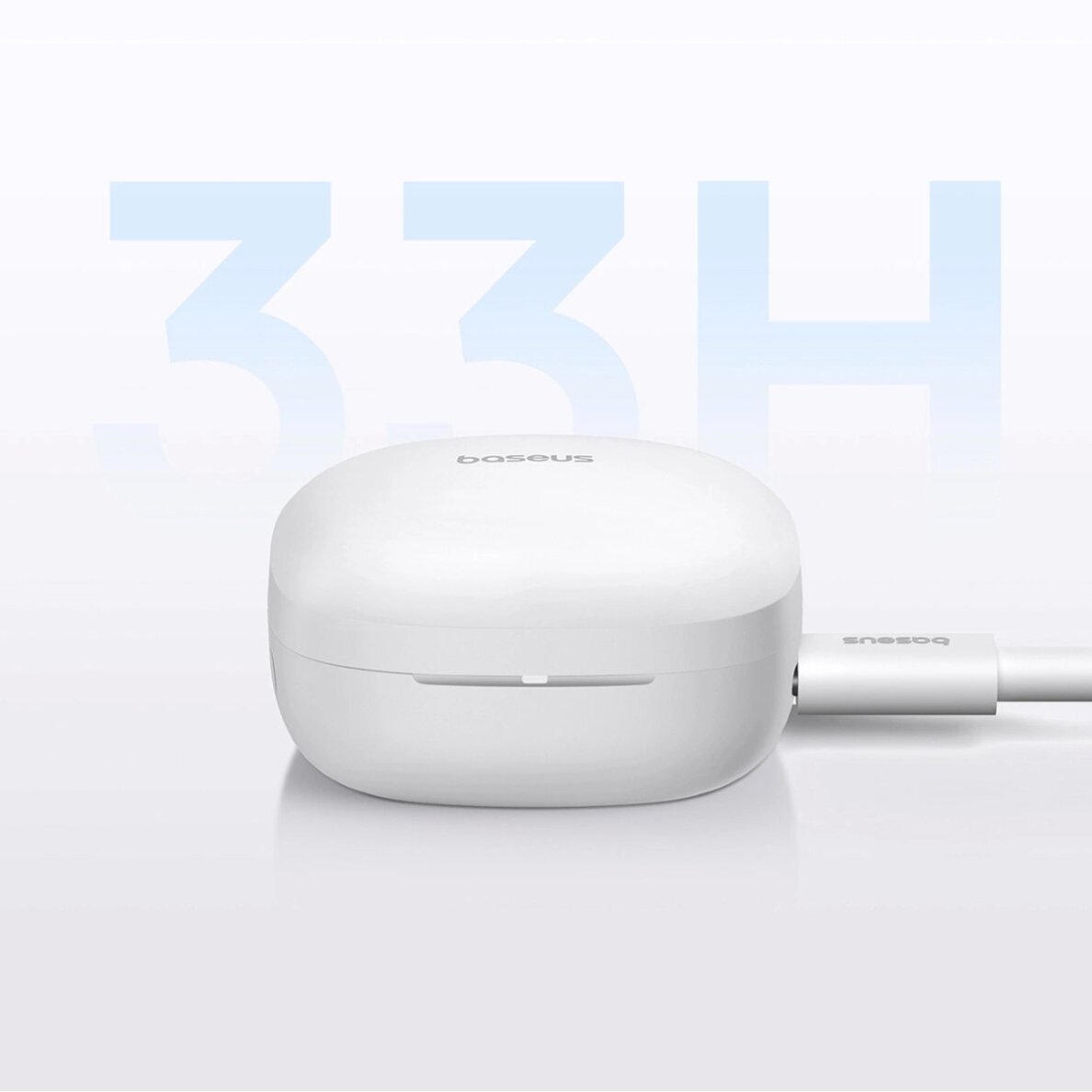 Belaidės ausinės Baseus Bowie E19 TWS In-Ear – baltos 13