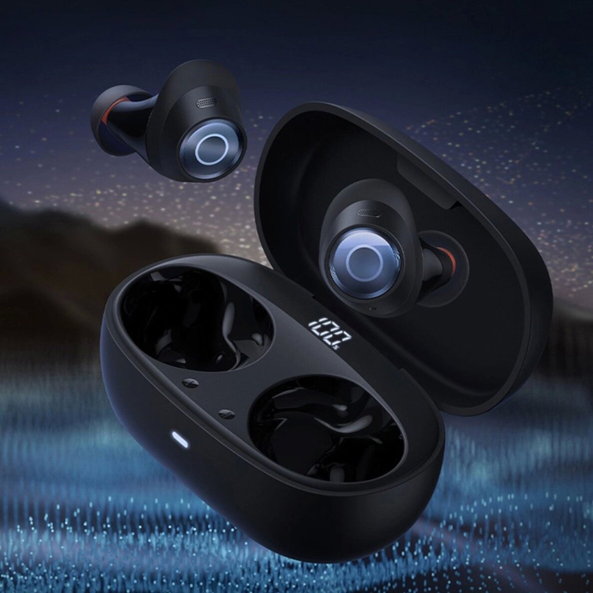 Belaidės ausinės Baseus Bowie MA20 Pro TWS su ANC ir IPX6 – juodos 6