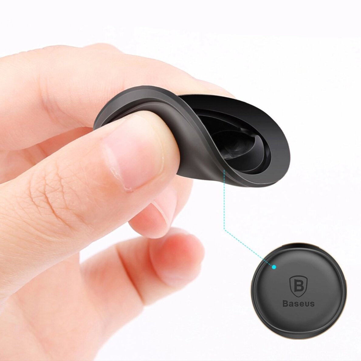 Automobilinis laikiklis Baseus C40141201113-00 magnetinis ventiliacijos angai – juodas 12