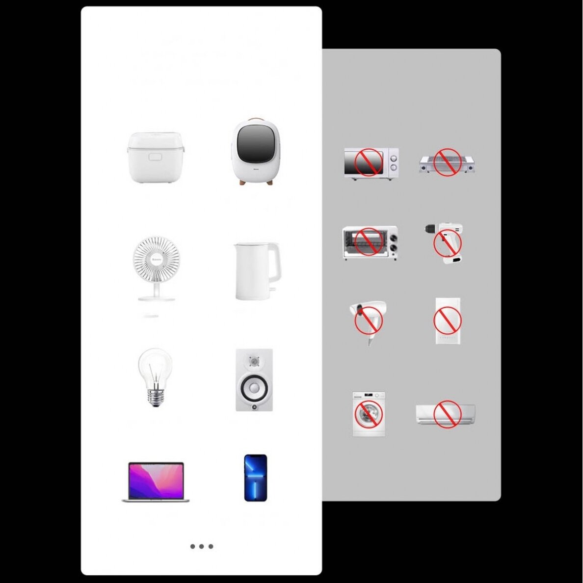 Baseus car power inverter 150W 12V / 500W 220V (EU and CN plug) Juodas (CGNB000101) 21