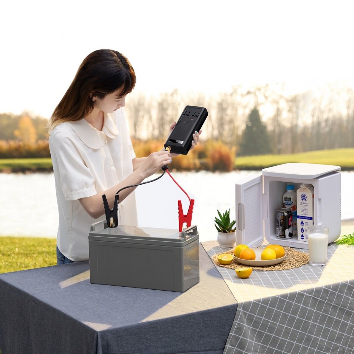 Baseus car power inverter 150W 12V / 500W 220V (EU and CN plug) Juodas (CGNB000101) 8 Baseus car power inverter 150W 12V / 500W 220V (EU and CN plug) Juodas (CGNB000101) 8