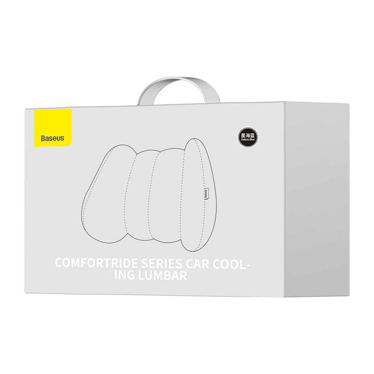 Baseus ComfortRide car lumbar pillow - Mėlynas 4 Baseus ComfortRide car lumbar pillow - Mėlynas 4