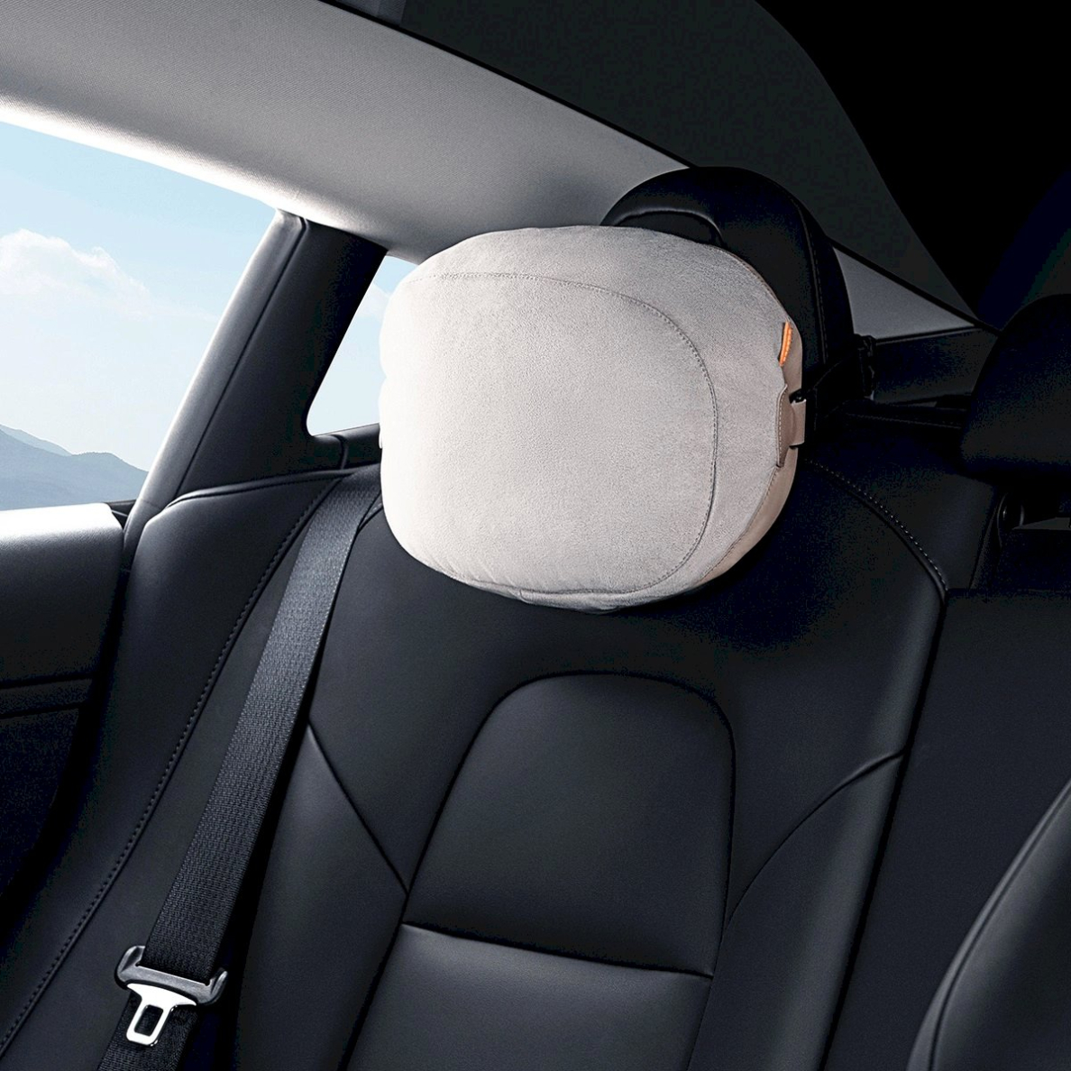 Baseus ComfortRide Series car headrest cushion2 materials - beige 10 Baseus ComfortRide Series car headrest cushion2 materials - beige 10