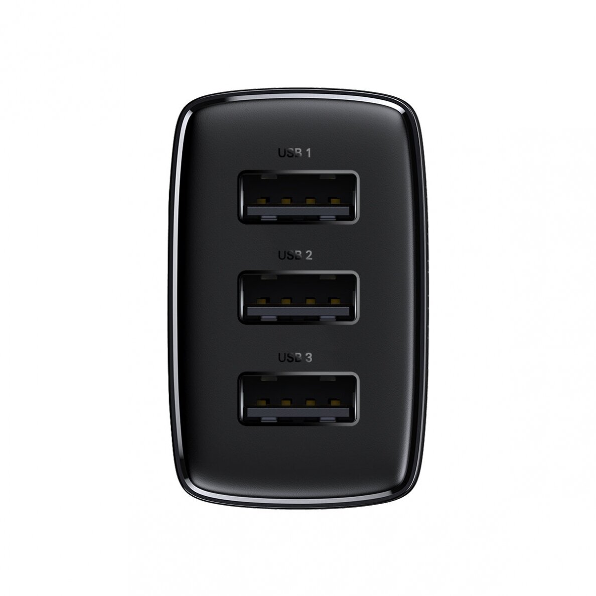 Baseus Compact charger 3x USB 17W Juodas (CCXJ020101) 2 Baseus Compact charger 3x USB 17W Juodas (CCXJ020101) 2