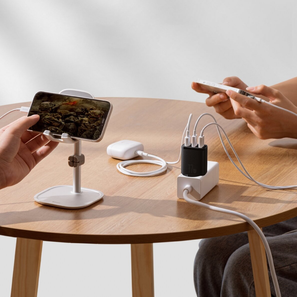 Baseus Compact charger 3x USB 17W Juodas (CCXJ020101) 9 Baseus Compact charger 3x USB 17W Juodas (CCXJ020101) 9