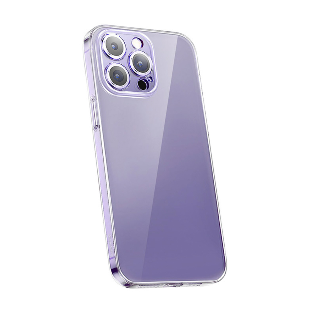 Dėklas Baseus Crystal iPhone 14 Pro Max + ekrano apsauga  1 Dėklas Baseus Crystal iPhone 14 Pro Max + ekrano apsauga  1