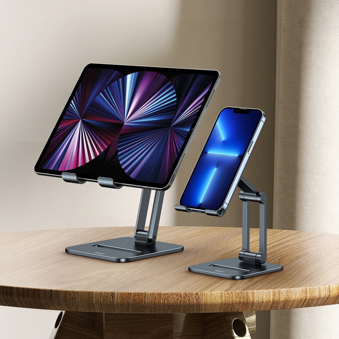 Laikiklis Baseus Desktop Biaxial Foldable (LUSZ000113) - Pilkas 7 Laikiklis Baseus Desktop Biaxial Foldable (LUSZ000113) - Pilkas 7