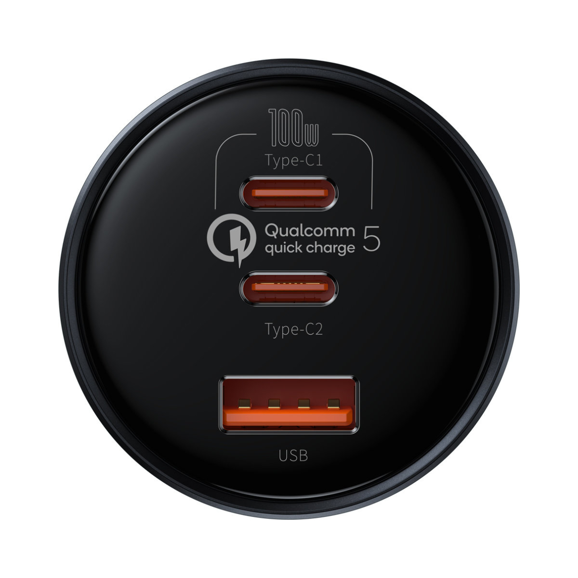 Baseus fast USB / USB car charger Type C 160W PPS Quick Charge 5 PD Pilkas (TZCCZM-0G) 2 Baseus fast USB / USB car charger Type C 160W PPS Quick Charge 5 PD Pilkas (TZCCZM-0G) 2