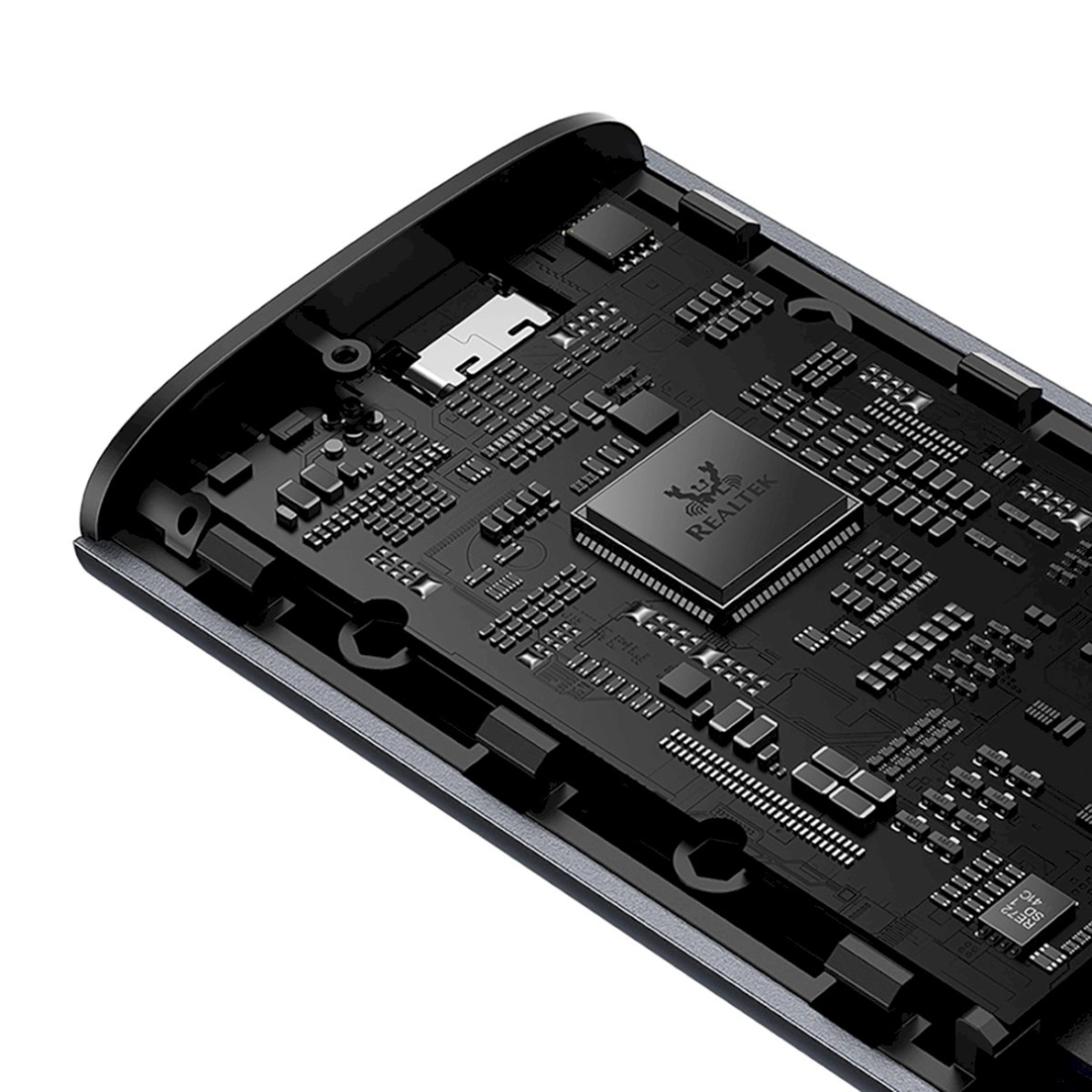 Baseus FlyJoy M.2 NVMe 10 Gb/s SSD dėklas – pilkas 4