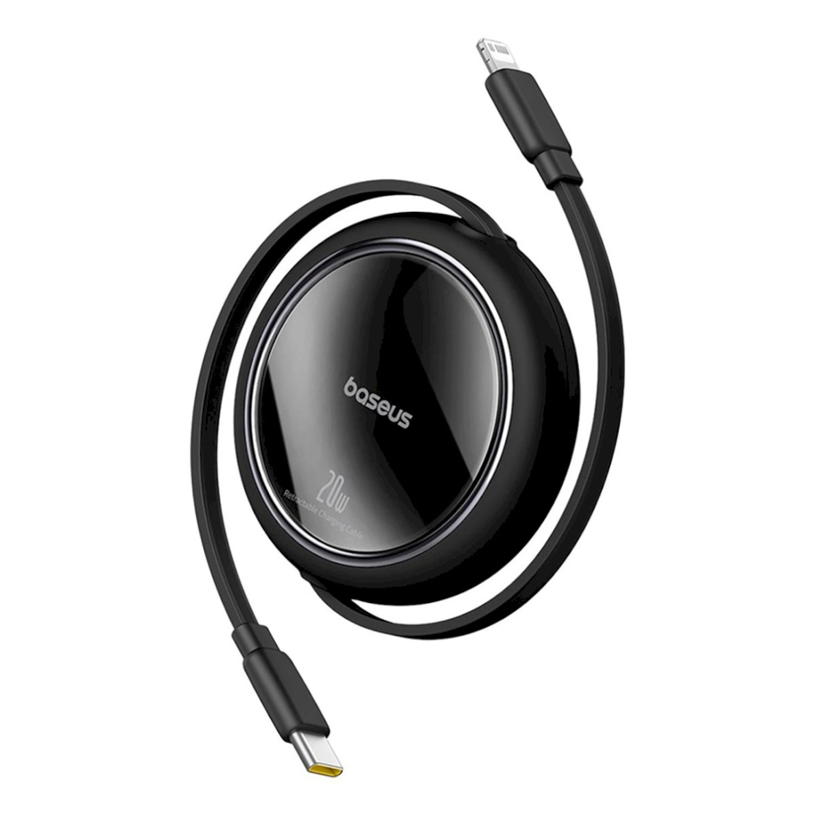 Baseus Free2Pull ištraukiamas USB-C / Lightning kabelis 20W 1 m – juodas 2