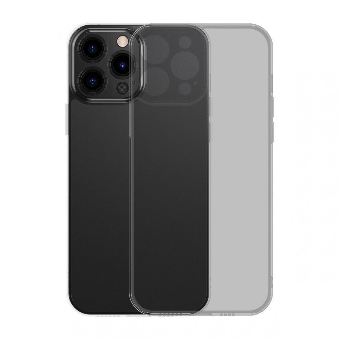 Dėklas Baseus frosted glass case cover for iphone 13 pro Juodas (arws001001) Dėklas Baseus frosted glass case cover for iphone 13 pro Juodas (arws001001)