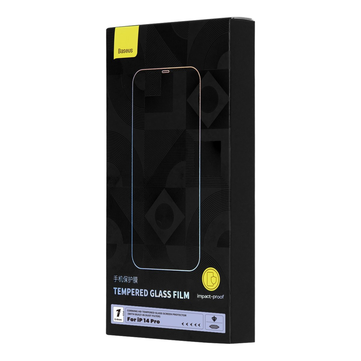 Ekrano apsauga Baseus Full Screen Tempered Glass 0.4mm + Mounting Kit iPhone 14 Pro 5 Ekrano apsauga Baseus Full Screen Tempered Glass 0.4mm + Mounting Kit iPhone 14 Pro 5