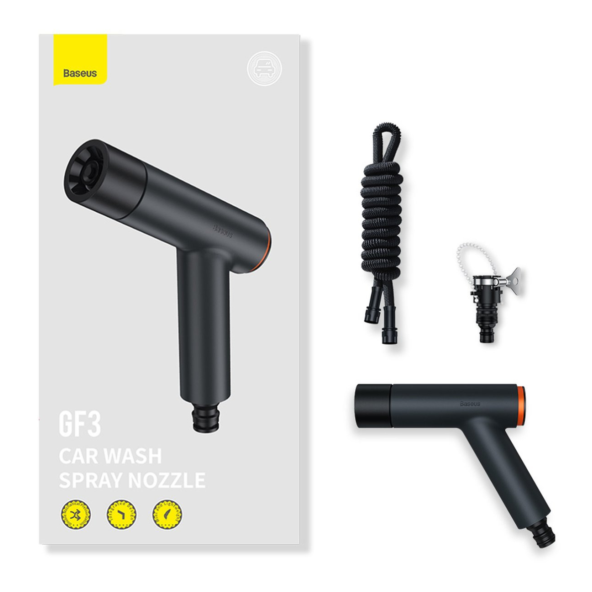 Baseus GF3 gun/car washer dark gray (CPGF020013) 6 Baseus GF3 gun/car washer dark gray (CPGF020013) 6