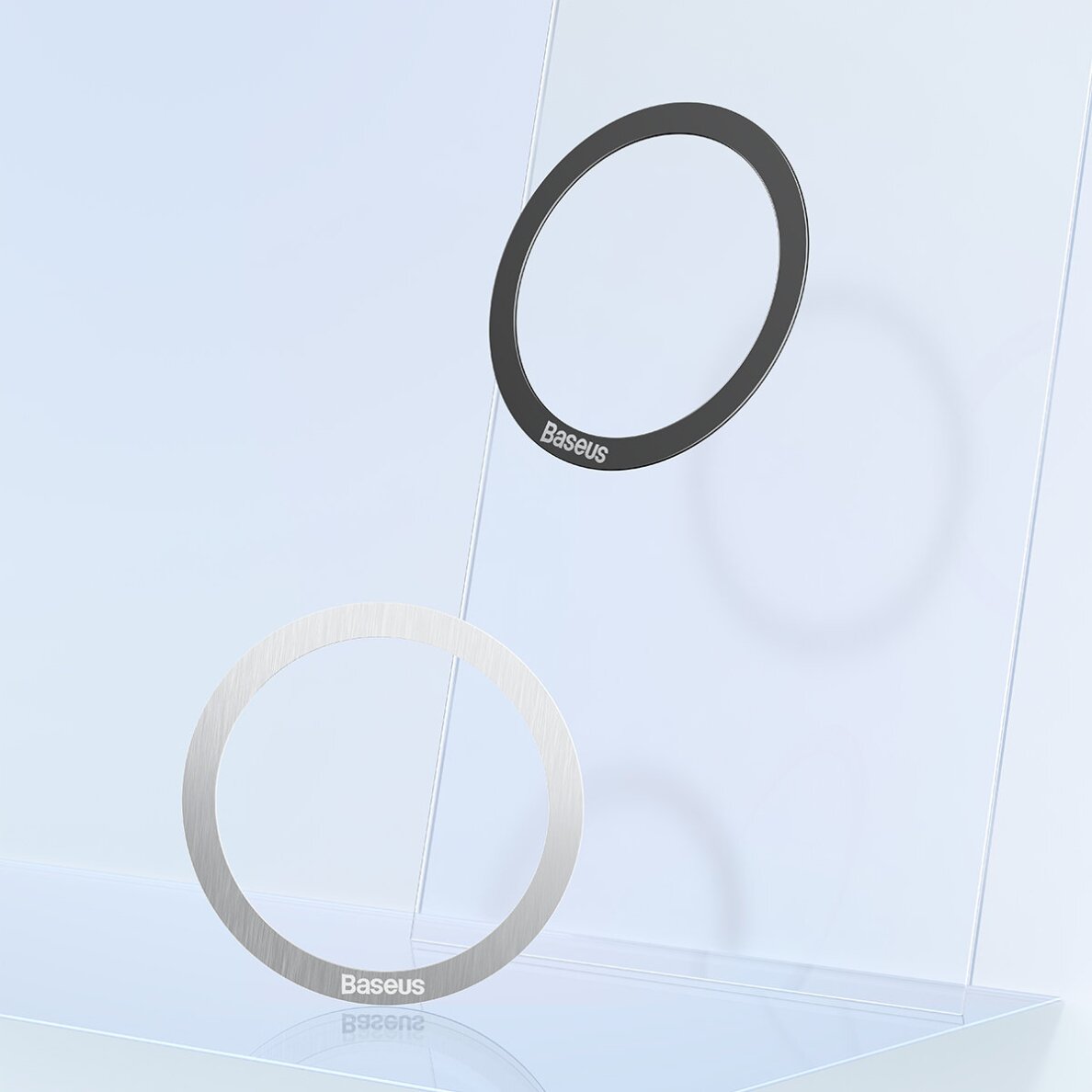 Akcija! Baseus Halo Series magnetic ring (2 pcs / package) black (PCCH000001) 9 Akcija! Baseus Halo Series magnetic ring (2 pcs / package) black (PCCH000001) 9