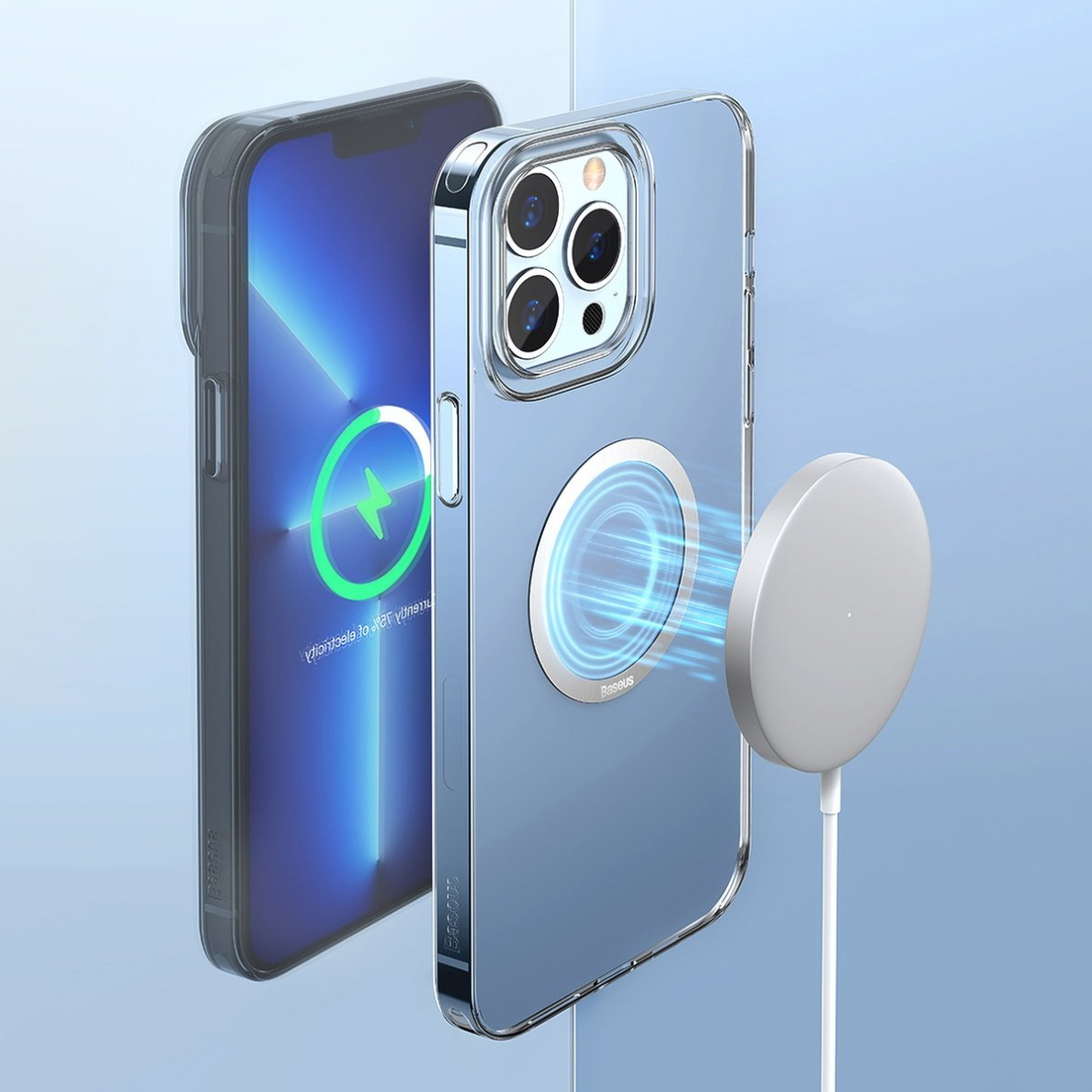 Baseus Halo Series magnetic ring (2 pcs / package) Sidabrinis (PCCH000012) 12 Baseus Halo Series magnetic ring (2 pcs / package) Sidabrinis (PCCH000012) 12