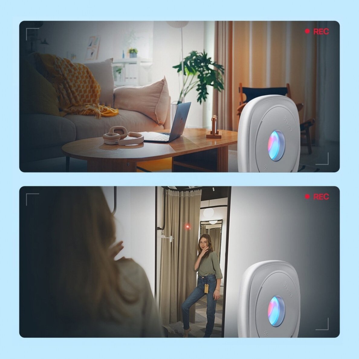 Baseus Heyo Camera Detector Baltas(With Simple charging cable USB to Type-C 0.3m Baltas) 13 Baseus Heyo Camera Detector Baltas(With Simple charging cable USB to Type-C 0.3m Baltas) 13