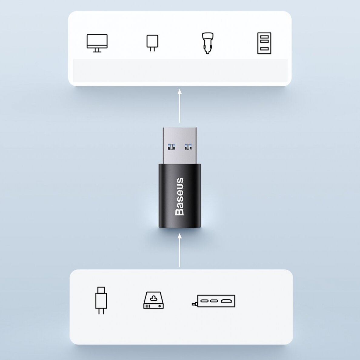 Baseus Ingenuity Series Mini USB 3.1 OTG to USB Type C adapter blue (ZJJQ000103) 12 Baseus Ingenuity Series Mini USB 3.1 OTG to USB Type C adapter blue (ZJJQ000103) 12