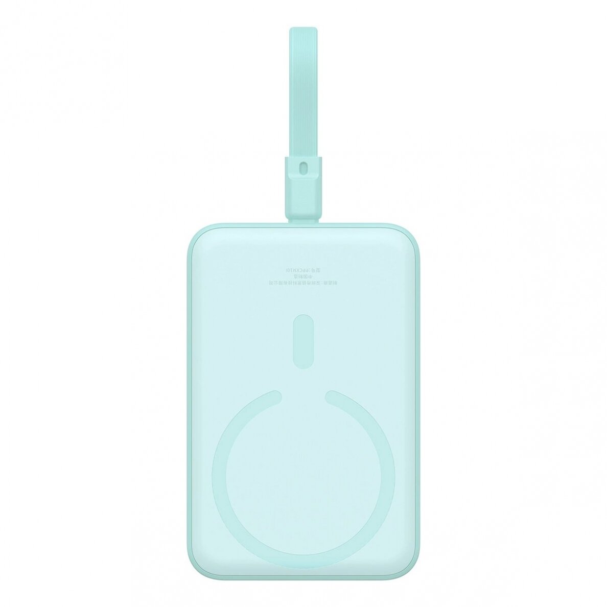 Baseus Magnetic Mini MagSafe 10000mAh 20W powerbankbuilt-in Lightning Kabelis - blue + Baseus Simple Series USB-C - USB-C 60W 0.3m Kabelis 1