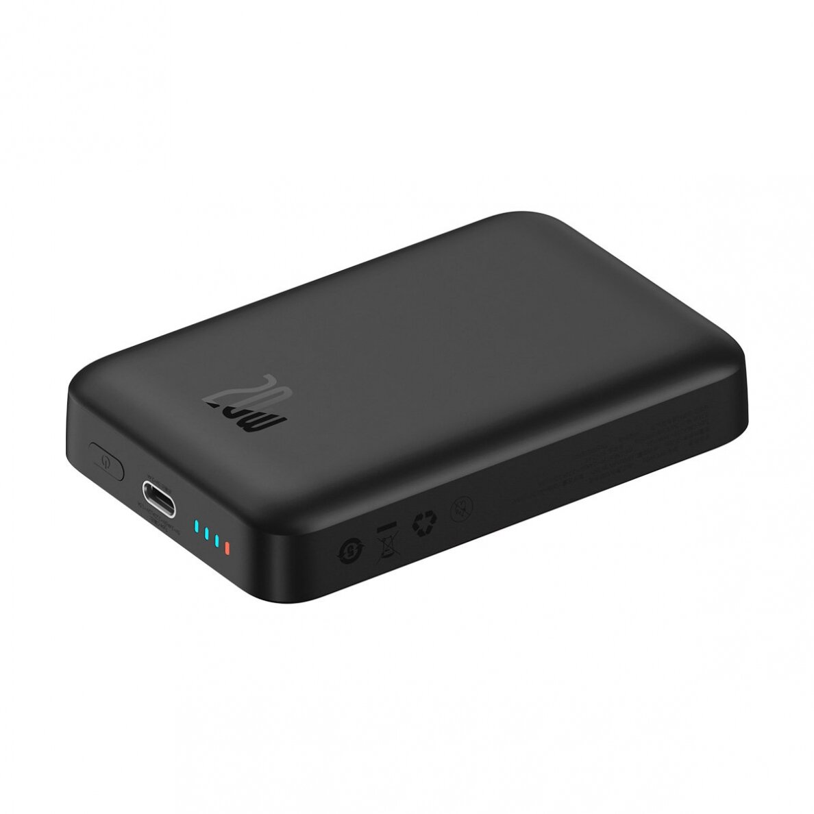Baseus Magnetic Mini Power Bank with MagSafe 15W / PD QC 20W 10000mAh Black (Overseas Edition) + Xiaobai Series Cable USB-C - USB-C 60W 3A 0.5m Black 4 Baseus Magnetic Mini Power Bank with MagSafe 15W / PD QC 20W 10000mAh Black (Overseas Edition) + Xiaobai Series Cable USB-C - USB-C 60W 3A 0.5m Black 4
