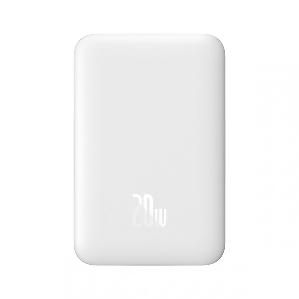 Baseus Magnetic Mini Power Bank with MagSafe 15W / PD Quick Charge QC 20W 10000mAh White (Overseas Edition) + Xiaobai Series USB-C Cable - USB-C 60W 3A 0.5m White 1 Baseus Magnetic Mini Power Bank with MagSafe 15W / PD Quick Charge QC 20W 10000mAh White (Overseas Edition) + Xiaobai Series USB-C Cable - USB-C 60W 3A 0.5m White 1