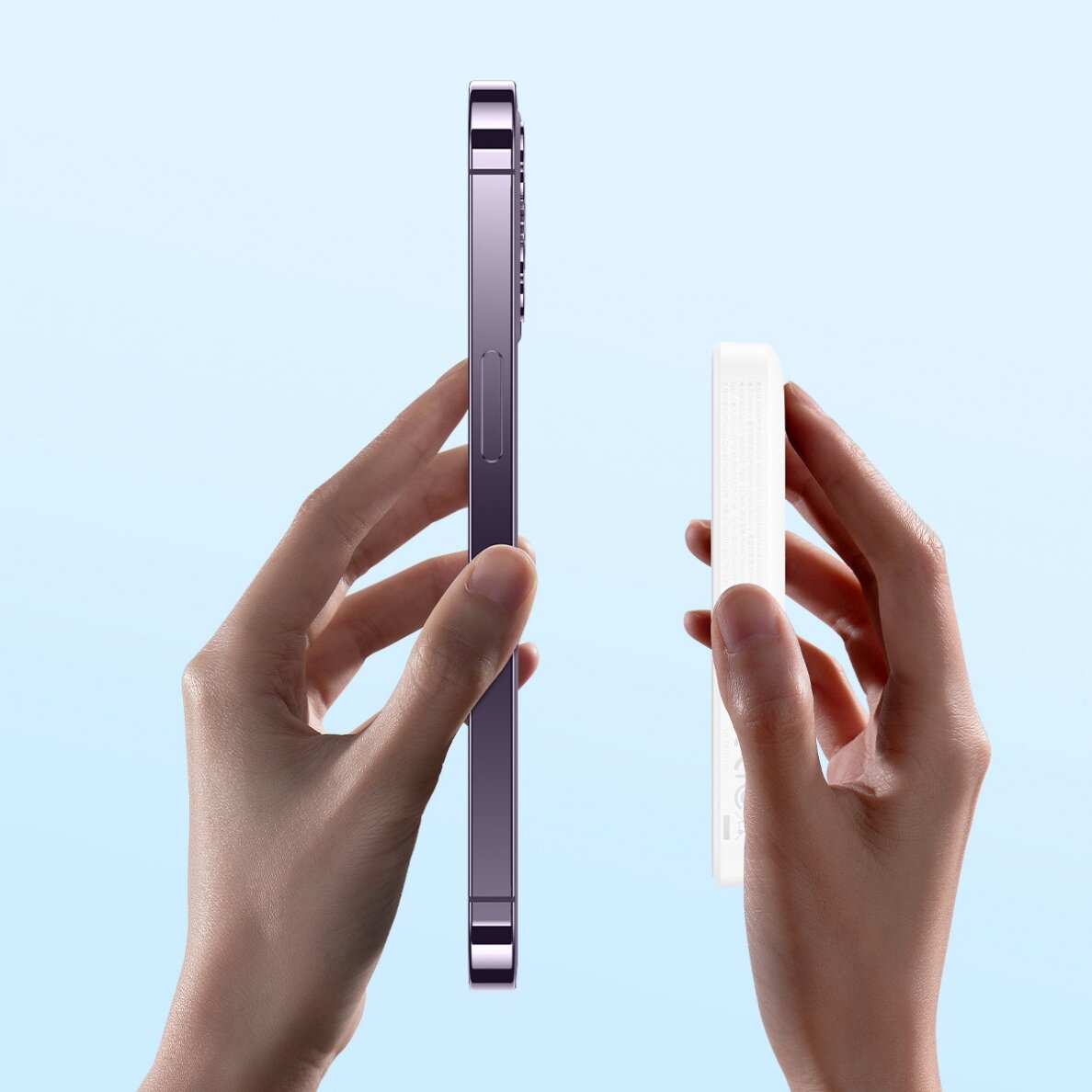 Baseus Magnetic Mini Power Bank with MagSafe 15W / PD Quick Charge QC 20W 10000mAh White (Overseas Edition) + Xiaobai Series USB-C Cable - USB-C 60W 3A 0.5m White 9 Baseus Magnetic Mini Power Bank with MagSafe 15W / PD Quick Charge QC 20W 10000mAh White (Overseas Edition) + Xiaobai Series USB-C Cable - USB-C 60W 3A 0.5m White 9