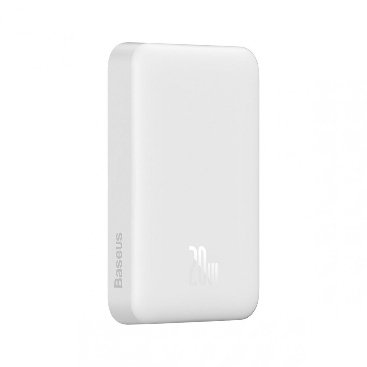 Baseus Magnetic Mini Power Bank with MagSafe 15W / PD Quick Charge QC 20W 10000mAh White (Overseas Edition) + Xiaobai Series USB-C Cable - USB-C 60W 3A 0.5m White Baseus Magnetic Mini Power Bank with MagSafe 15W / PD Quick Charge QC 20W 10000mAh White (Overseas Edition) + Xiaobai Series USB-C Cable - USB-C 60W 3A 0.5m White