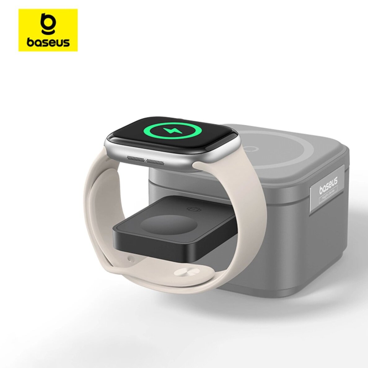Apple Watch Baseus MagPro 2.5 W magnetinis indukcinis įkroviklis – juodas 9 Apple Watch Baseus MagPro 2.5 W magnetinis indukcinis įkroviklis – juodas 9