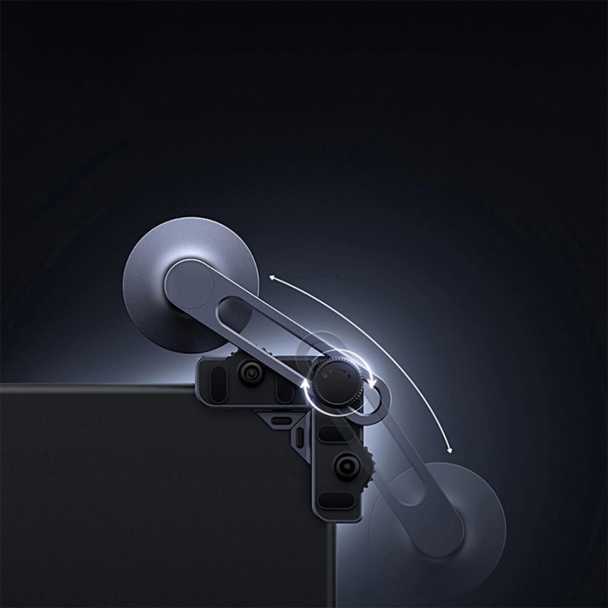 Automobilinis laikiklis Baseus MaxView Magnetic Car Display Mount – pilkas 14