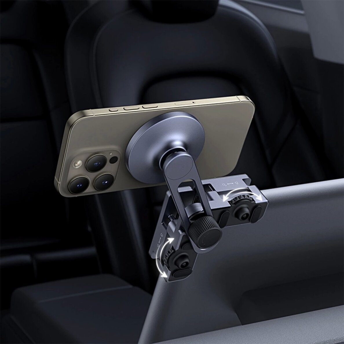 Automobilinis laikiklis Baseus MaxView Magnetic Car Display Mount – pilkas 10 Automobilinis laikiklis Baseus MaxView Magnetic Car Display Mount – pilkas 10