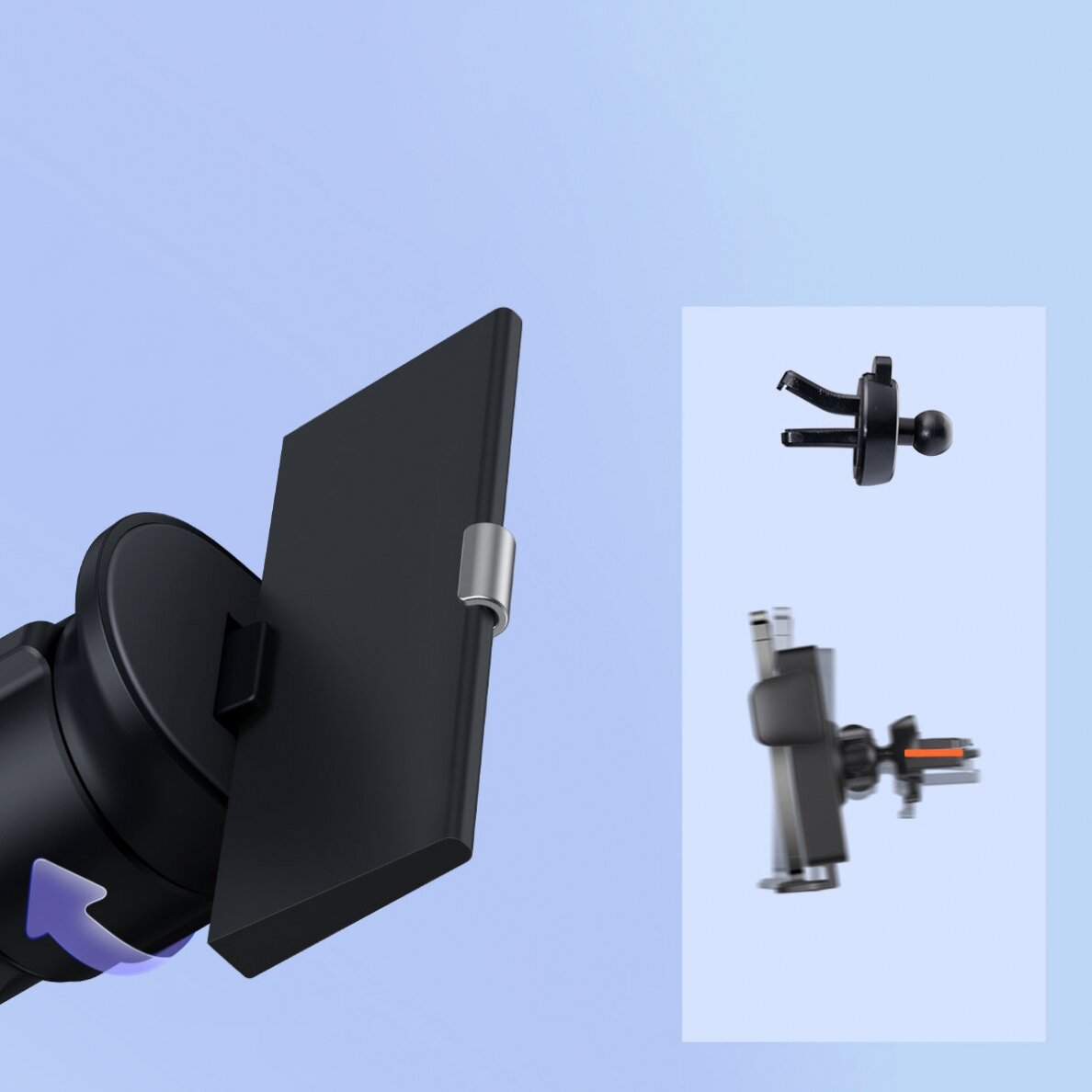 Laikiklis Baseus Metal AgeⅡ Gravity Car Mount Pilkas 11 Laikiklis Baseus Metal AgeⅡ Gravity Car Mount Pilkas 11