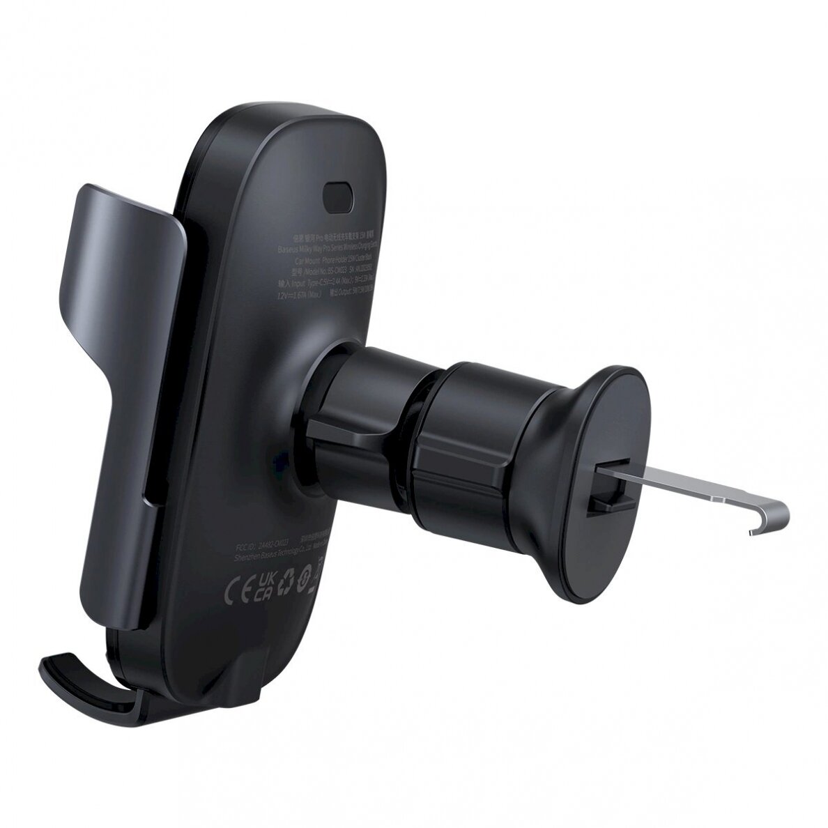 Baseus Milky Way Pro Series BS-CM023 Automobilinis laikiklisair vent15W inductive Įkroviklis  - Juodas 7 Baseus Milky Way Pro Series BS-CM023 Automobilinis laikiklisair vent15W inductive Įkroviklis  - Juodas 7