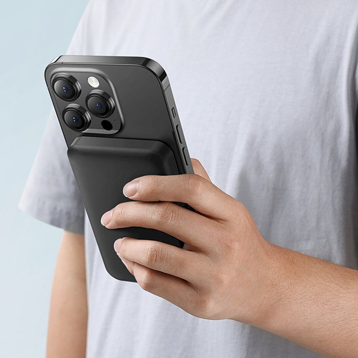 Išorinė baterija Baseus mini Power Bank 5000 mAh 20 W + USB-C kabelis (20 V/3 A) – juoda 8 Išorinė baterija Baseus mini Power Bank 5000 mAh 20 W + USB-C kabelis (20 V/3 A) – juoda 8