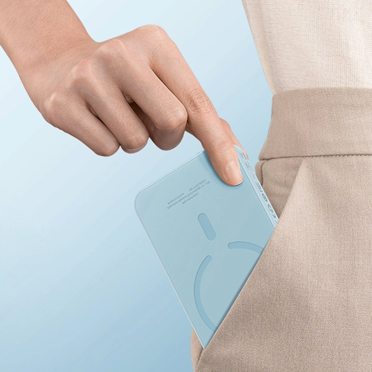 Baseus mini power bank 5000mAh 20W + USB-C Kabelis (20V/3A) - blue 5 Baseus mini power bank 5000mAh 20W + USB-C Kabelis (20V/3A) - blue 5