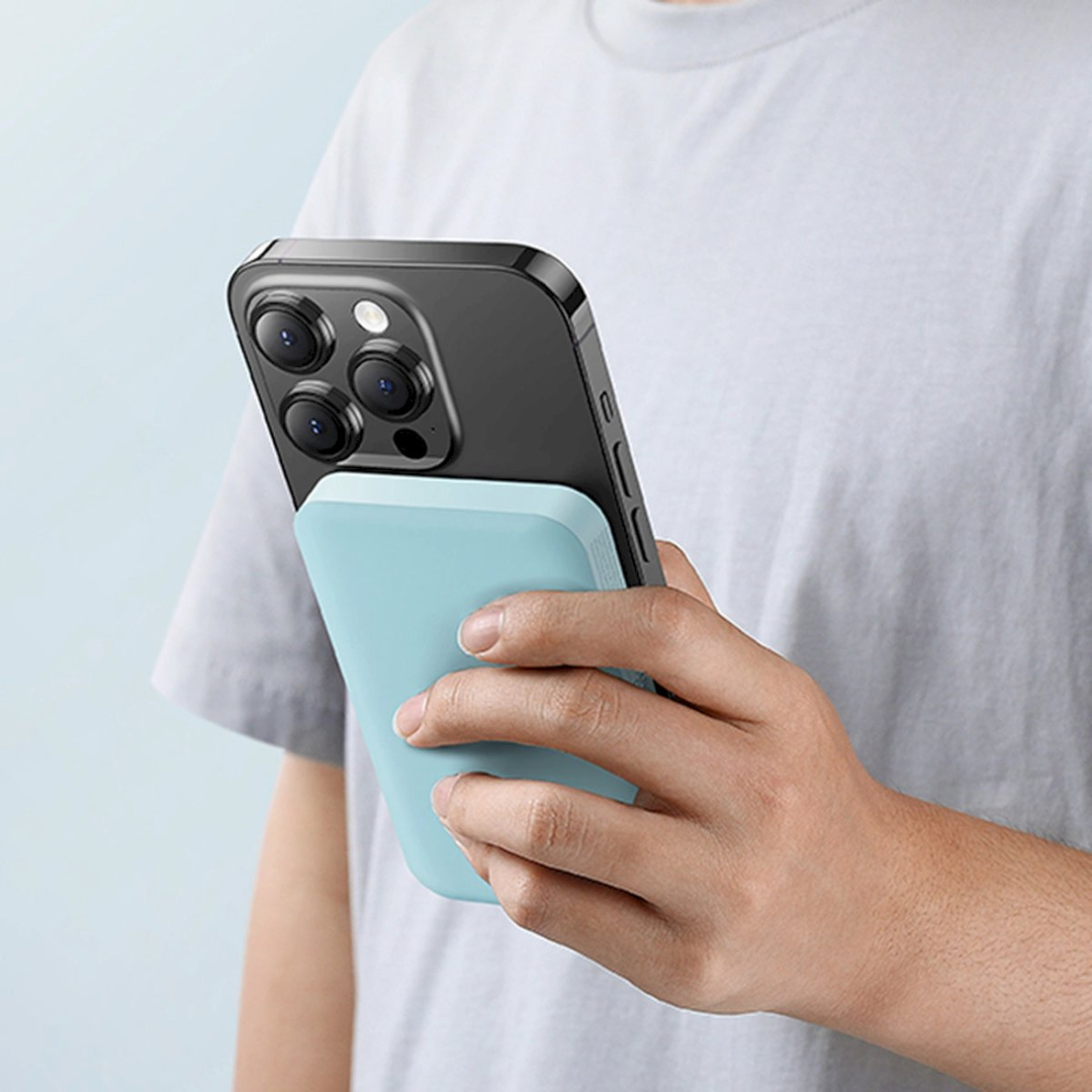 Baseus mini power bank 5000mAh 20W + USB-C Kabelis (20V/3A) - blue 6