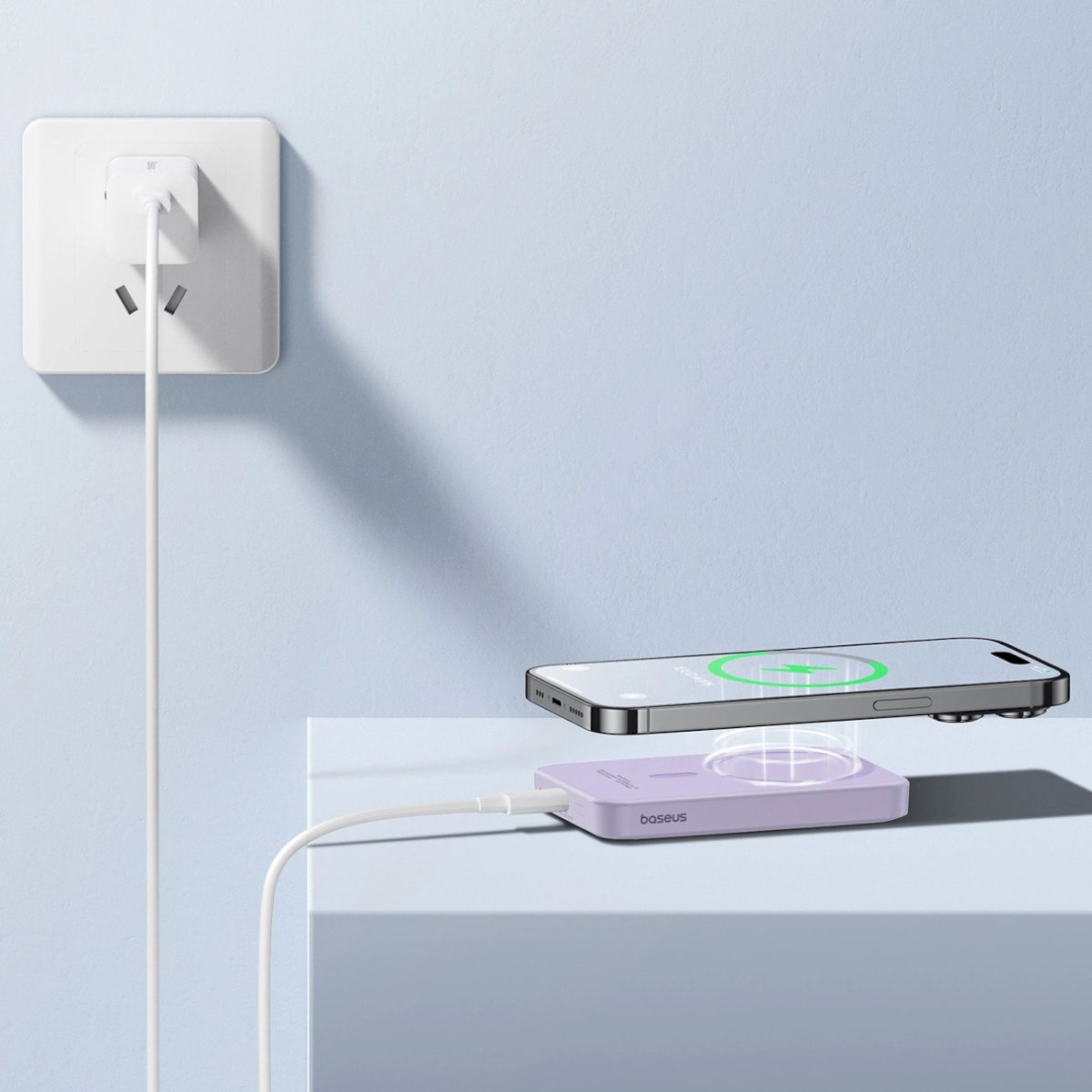 Baseus mini power bank 5000mAh 20W + USB-C Kabelis (20V/3A) - violetinis 11 Baseus mini power bank 5000mAh 20W + USB-C Kabelis (20V/3A) - violetinis 11