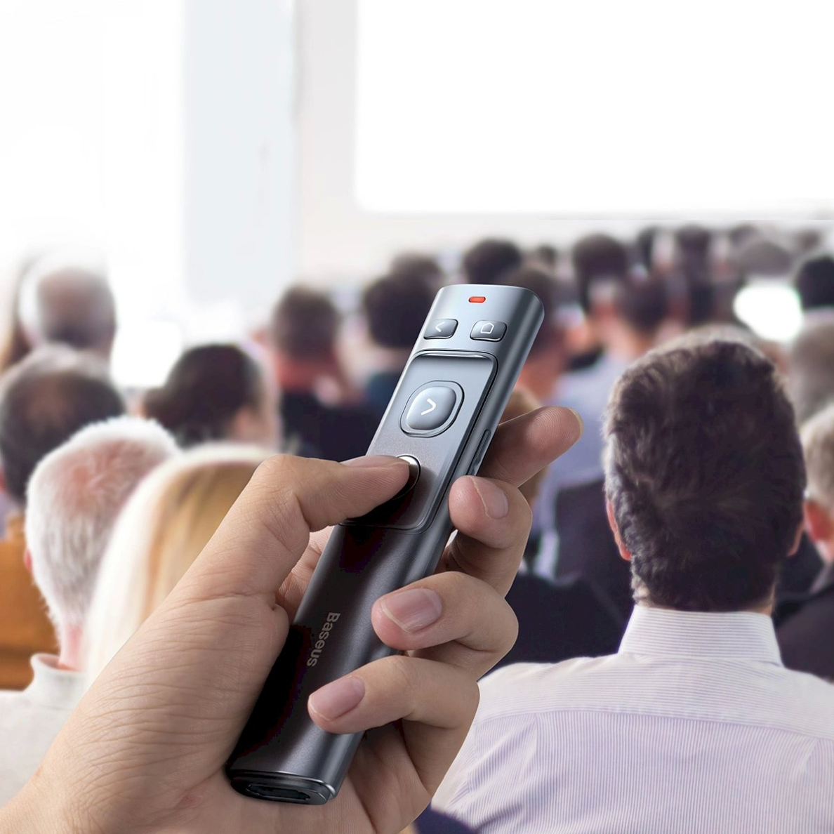 Baseus Orange Dot wireless laser pointerpresentations - pilkas (without battery) 9 Baseus Orange Dot wireless laser pointerpresentations - pilkas (without battery) 9