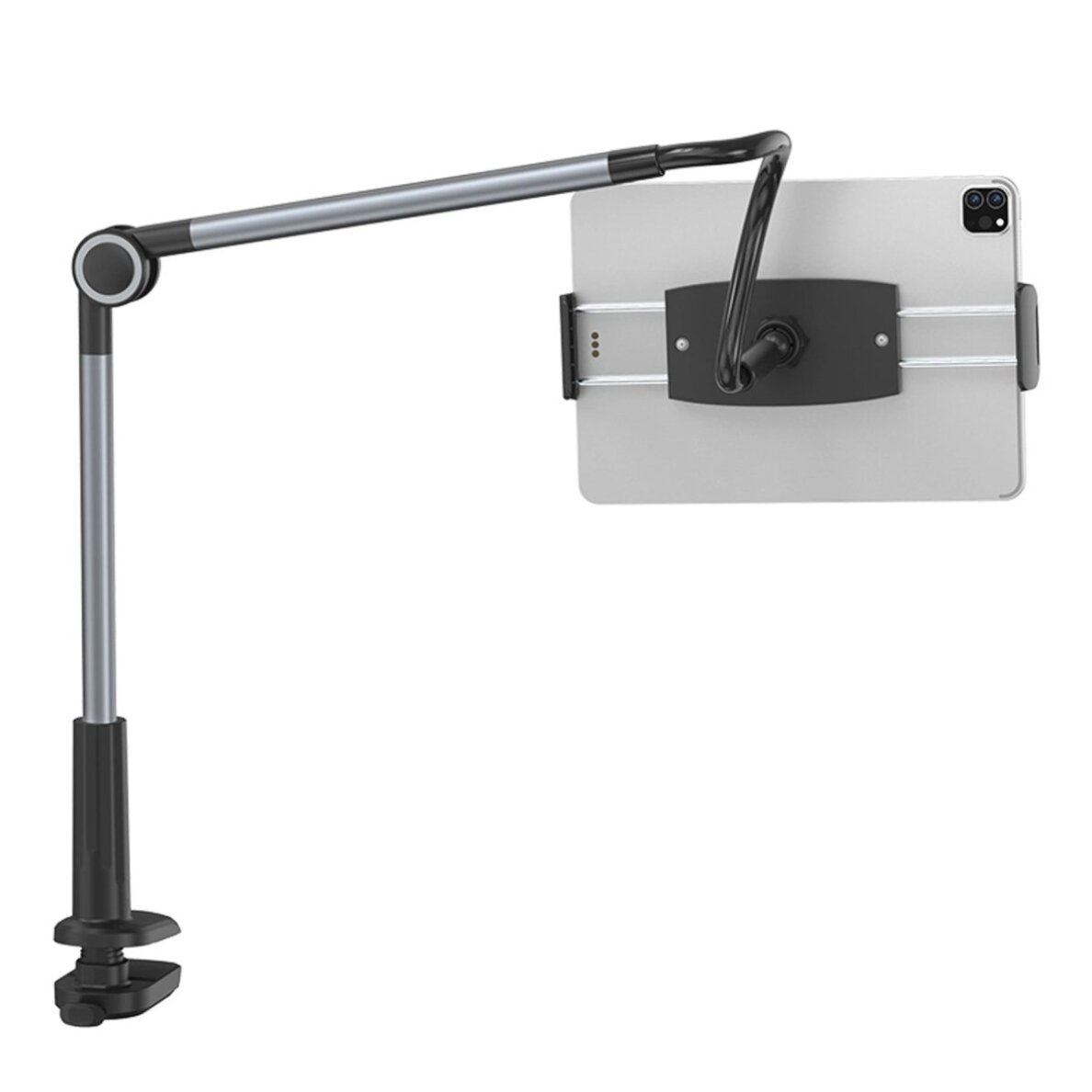 Telefono ir planšetės laikiklis Baseus Otaku su pasukamu reguliuojamu stovu – pilkas 1 Telefono ir planšetės laikiklis Baseus Otaku su pasukamu reguliuojamu stovu – pilkas 1