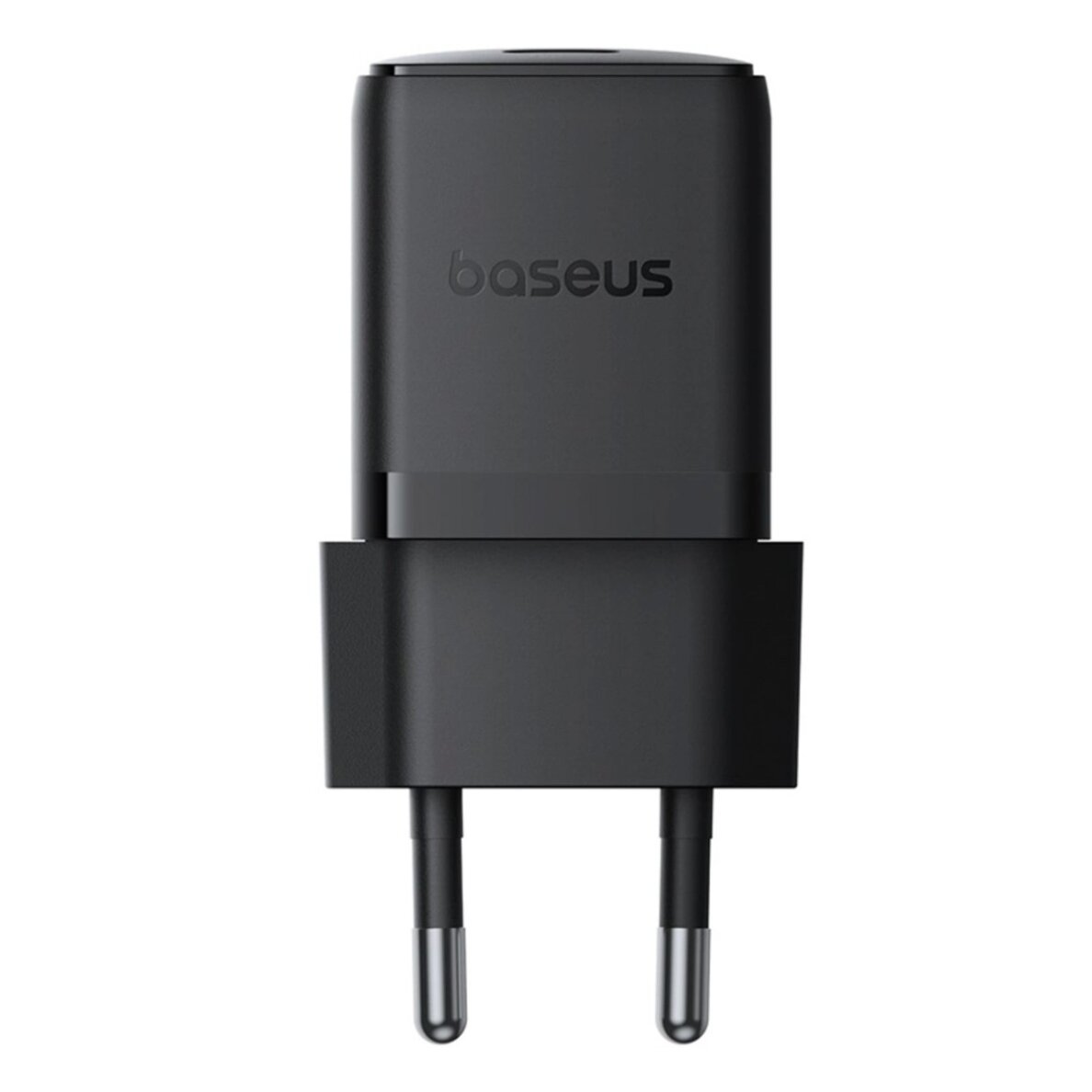 Sieninis įkroviklis Baseus Palm 1C 20 W su Baseus Mini White USB-C 60 W (20 V/3 A) 1 m kabeliu – juodas 1 Sieninis įkroviklis Baseus Palm 1C 20 W su Baseus Mini White USB-C 60 W (20 V/3 A) 1 m kabeliu – juodas 1