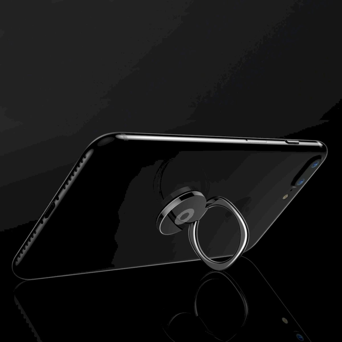 Baseus Privity Ring Laikiklis / ringstand function - Juodas 7 Baseus Privity Ring Laikiklis / ringstand function - Juodas 7