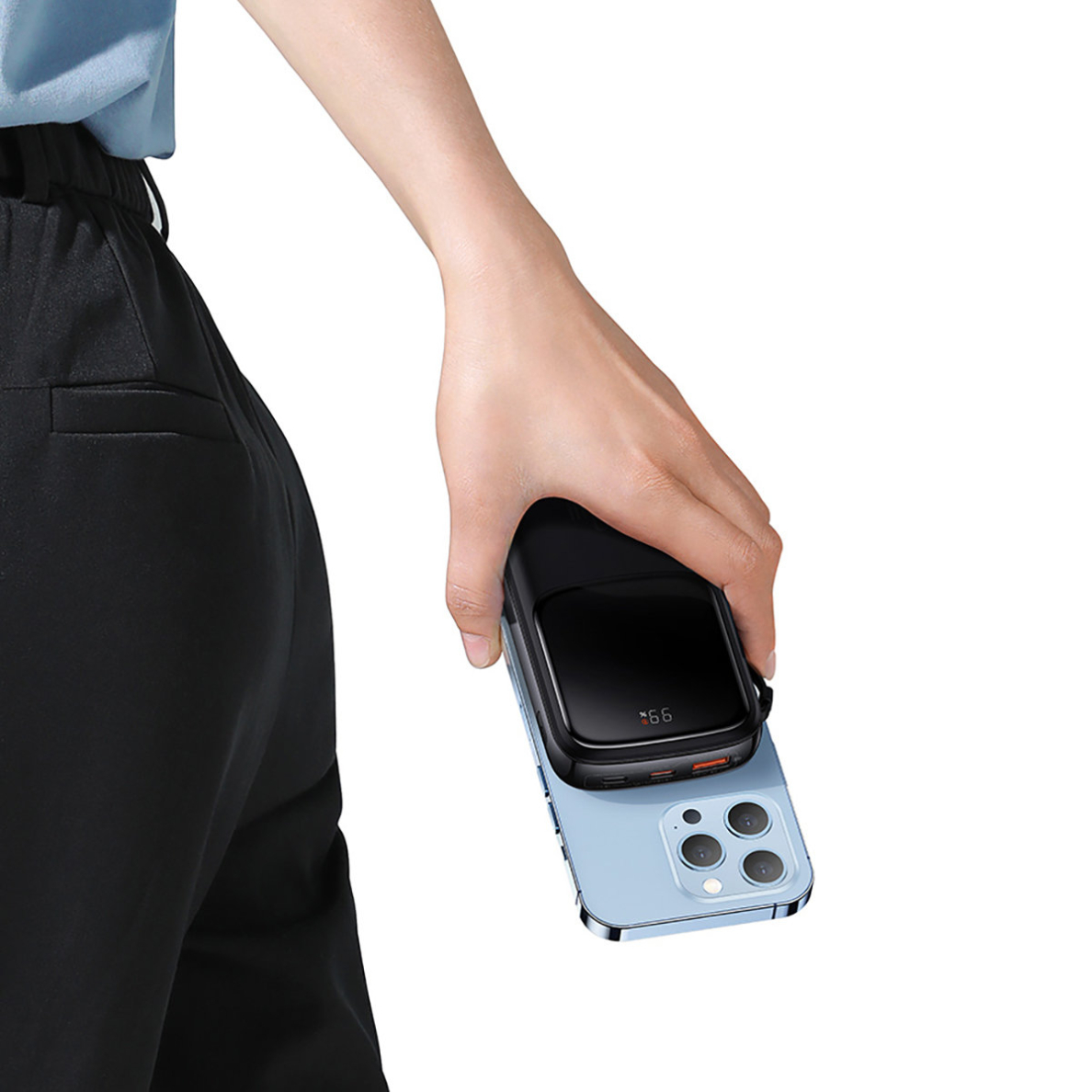 Baseus Qpow powerbank 10000mAh built-in USB Type-C cable 22.5W Quick Charge SCP AFC FCP Baltas (PPQD020102) 14 Baseus Qpow powerbank 10000mAh built-in USB Type-C cable 22.5W Quick Charge SCP AFC FCP Baltas (PPQD020102) 14