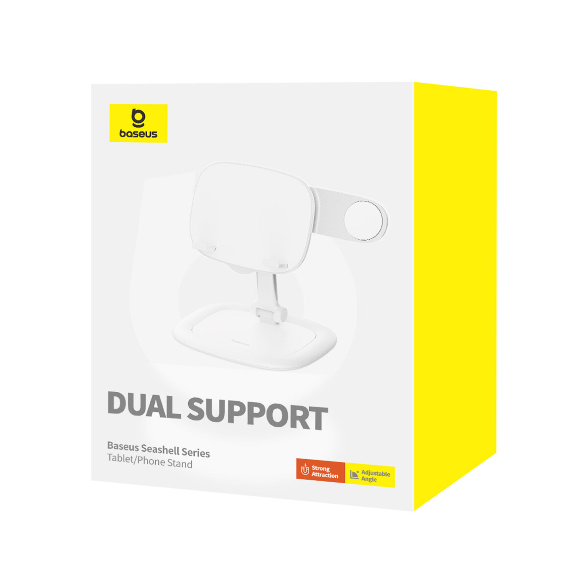 Baseus Seashell Series Adjustable Tablet Stand - White 4 Baseus Seashell Series Adjustable Tablet Stand - White 4